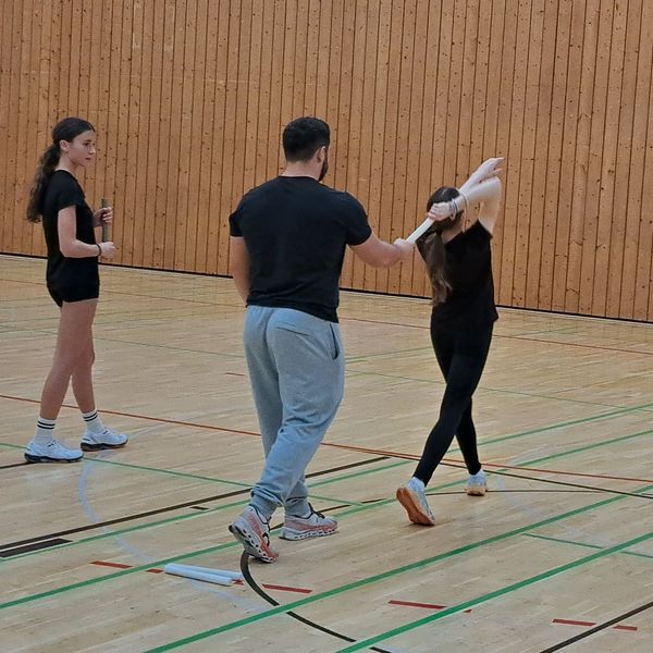 Luca Mazzei sorgt für die richtige Vorspannung ...