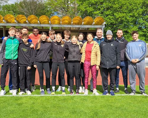 Die Wurftruppe mit hessischer Verstärkung