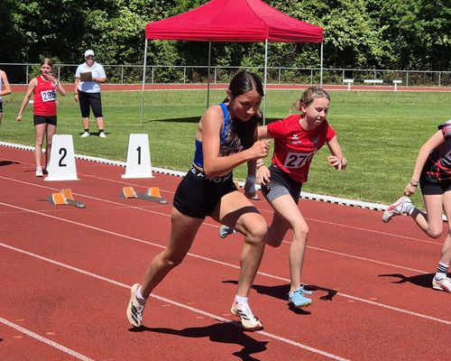 Pia Hoffrogge und Alilou Djibril dominieren den Sprint