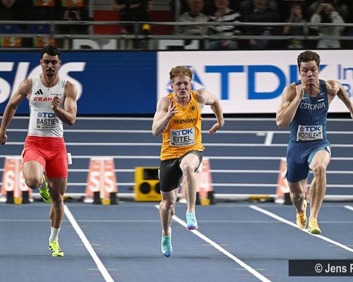Hallen-WM: Manuel Eitel übernachtet auf Rang acht